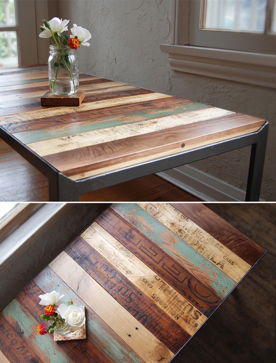 Recycled Pallet Dining Table